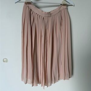 Club Monaco Soft Pink A-Line Skirt